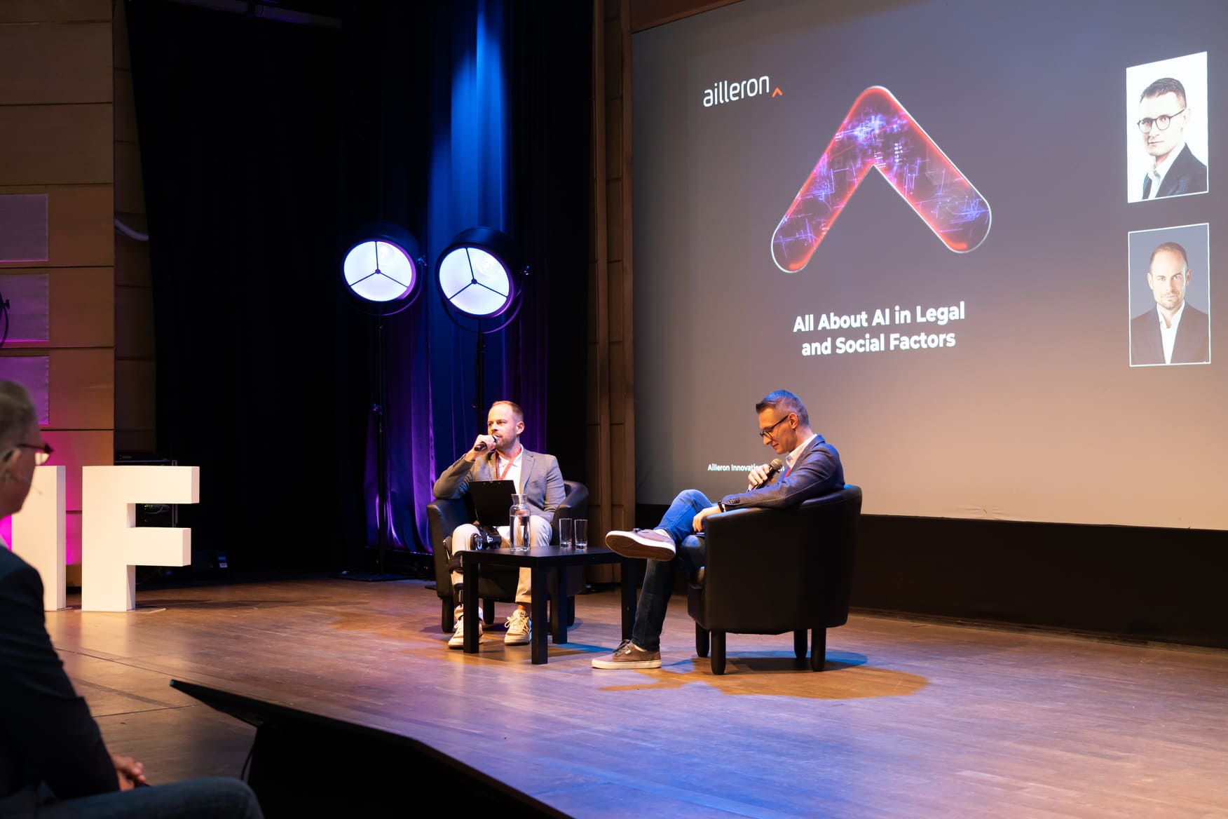 Maciej_Kasprzak_and_Łukasz_Wieczorek__Attorney_at_law___Partner_at_Kancelaria_KWKR_Konieczny_Wierzbicki_i_Partnerzy_S_K_A___during_Ailleron_Innovation_Forum_2024