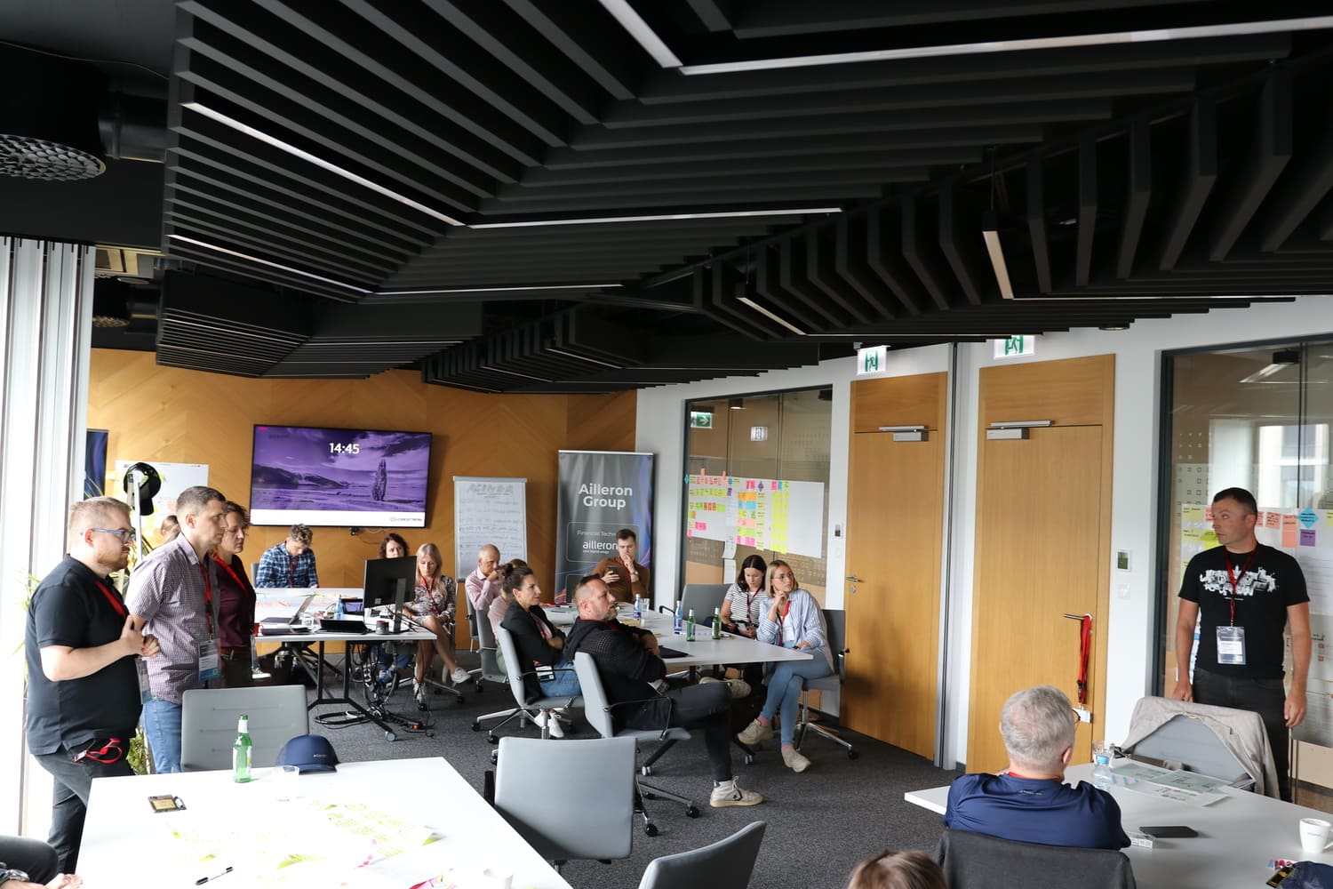 Patrycja_Leszek-Królikowska__Michał_Walerowski_and_Jakub_Porzycki_at_the_Workshop_Day_during_2nd_Ailleron_Innovation_Forum_2024_fintech_conference_b12df8f2