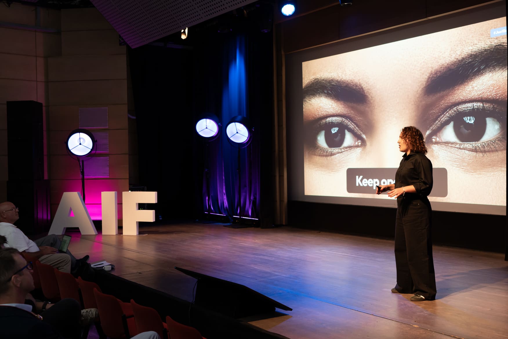Patrycja_Leszek-Królikowska__UXLab_Director_at_Ailleron__leading_a_keynote_speech_during_Ailleron_Innovation_Forum_2024_fintech_conference_e386dca1